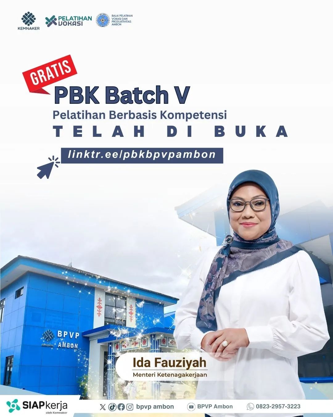 Dibuka Pendaftaran Pelatihan Berbasis Kompetensi (PBK) Batch V – Non Boarding – Tahun 2024